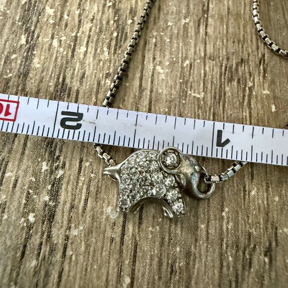 Sterling Silver Elephant Anklet/Bracelet - Picture 4 of 8